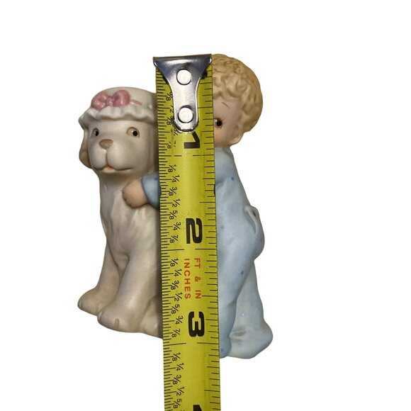 Enesco  Figurine 1995 Boy with Dog - Picture 8 of 12
